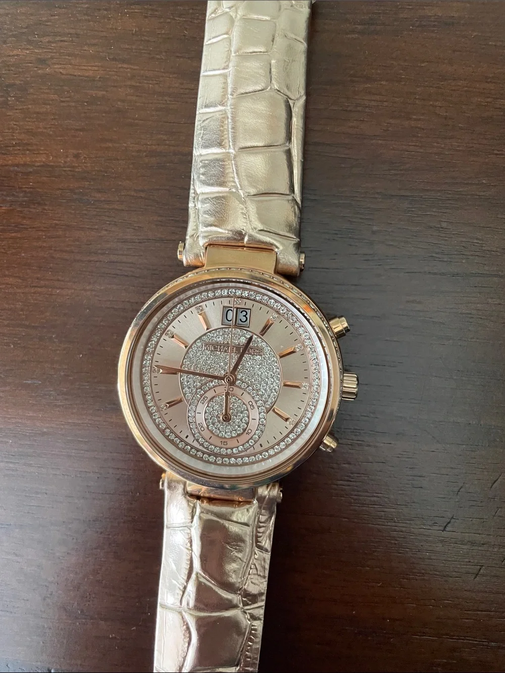 Michael Kors  Women’s Rose Gold Chronograph Watch